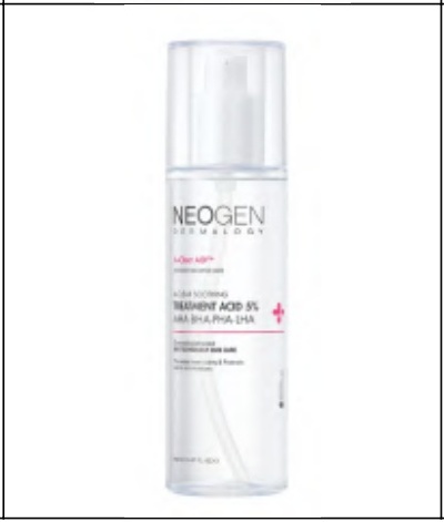 Toner Tẩy Tế Bào Chết 5% PHA - AHA-LHA - BHA Dưỡng Sáng Ngừa Mụn Neogen Dermalogy Treatment Acid 150ml