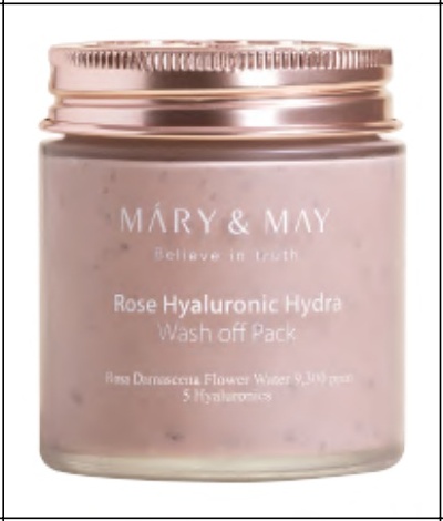 Mặt nạ đất sét tươi hoa hồng Vegan Rose Hyaluronic Mask (125g)