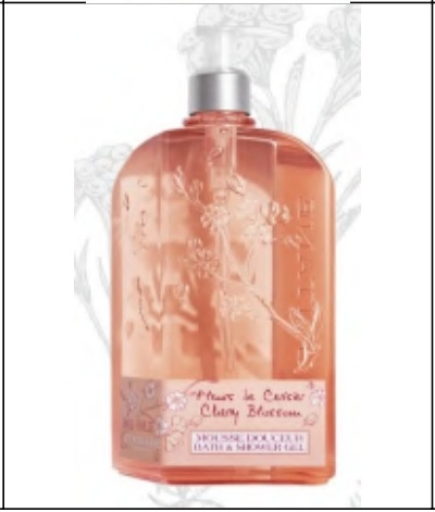 Gel tắm hương Hoa Anh Đào L'Occitane Cherry Blossom Shower Gel 500ml